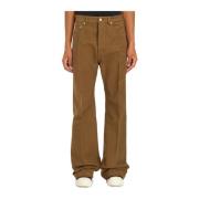 Rick Owens Geth Jeans Bean Byxor Brown, Herr