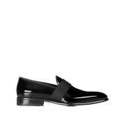 Santoni Läderloafers Black, Herr