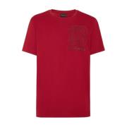 Billionaire Casual Bomullstee med Unik Design Red, Herr