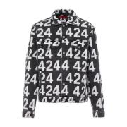 424 Klassisk Denimjacka Black, Herr