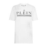 Philipp Plein Grafisk T-shirt White, Dam