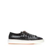 Santoni Stiliga Sneakers Mpcd21669Barefcon51 Black, Herr