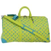 Louis Vuitton Vintage Pre-owned Canvas resvskor Yellow, Dam