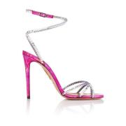 Aquazzura Stiliga Sommarsandaler Pink, Dam