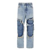 Diesel Fire Loose Blå Jeans Blue, Herr