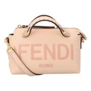 Fendi Laeder crossbodyvskor Beige, Dam