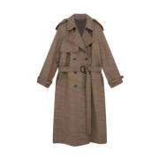 Stella McCartney Herringbone Trench Coat Brown, Dam