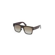 Tom Ford Brun Spegel Solglasögon Brown, Unisex