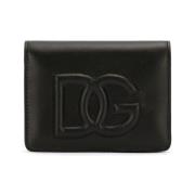 Dolce & Gabbana Svart DG Logo Plånbok Black, Dam