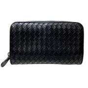 Bottega Veneta Vintage Pre-owned Laeder plnbcker Black, Dam