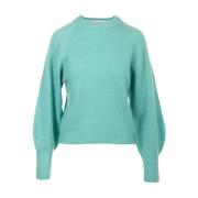 Daniele Fiesoli Stiliga Sweaters Paricollo Kollektion Blue, Dam