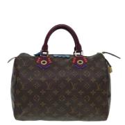 Louis Vuitton Vintage Pre-owned Canvas louis-vuitton-vskor Brown, Dam