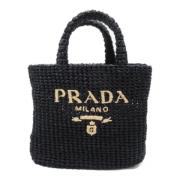 Prada Vintage Pre-owned Tyg prada-vskor Black, Dam