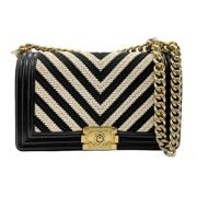 Chanel Vintage Pre-owned Tyg chanel-vskor Black, Dam