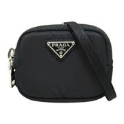 Prada Vintage Pre-owned Tyg prada-vskor Black, Dam