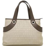 Bvlgari Vintage Pre-owned Canvas totevskor Beige, Dam