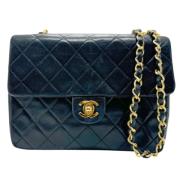 Chanel Vintage Pre-owned Laeder chanel-vskor Blue, Dam