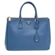 Prada Vintage Pre-owned Laeder totevskor Blue, Dam