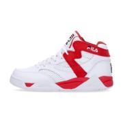 Fila Mid M-Squad Basketbollsko Vit/Röd White, Herr