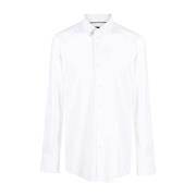 Hugo Boss Vita Casual Skjortor för Män White, Herr