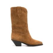 Isabel Marant Western Style Cowboy Stövlar Beige, Dam