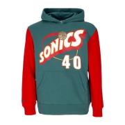 Mitchell & Ness Seattle Supersonics Hoodie 1996 Shawn Kemp Blue, Herr