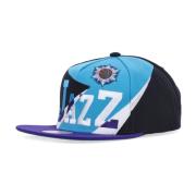 Mitchell & Ness Utah Jazz Flat Skärm Keps NBA Multicolor, Unisex