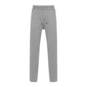 Brunello Cucinelli Grå Bomulls Sweatpants med Dragsko Gray, Herr