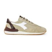 Diadora Beige Läder Snörskor Beige, Herr