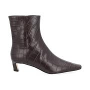 Michael Kors Choklad Kitten Bootie Stilfull Sko Brown, Dam