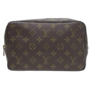 Louis Vuitton Vintage Pre-owned Canvas kuvertvskor Brown, Dam