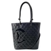 Chanel Vintage Pre-owned Laeder chanel-vskor Black, Dam