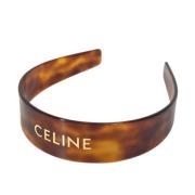 Celine Vintage Pre-owned Tyg hrspnnen Brown, Dam