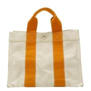 Hermès Vintage Pre-owned Canvas totevskor Beige, Dam