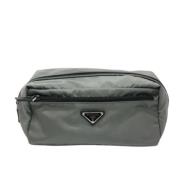 Prada Vintage Pre-owned Tyg prada-vskor Gray, Herr