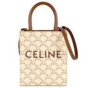 Celine Vintage Pre-owned Canvas totevskor Beige, Dam