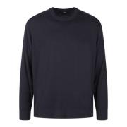 Herno Ull Crew-Neck Sweater Fw24 Black, Herr