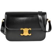 Celine Vintage Pre-owned Vintage Cross Body Bag Black, Dam