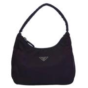 Prada Vintage Pre-owned Tyg prada-vskor Purple, Dam