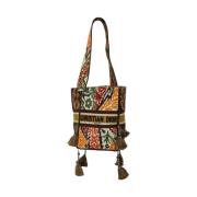 Dior Vintage Pre-owned Canvas totevskor Multicolor, Dam