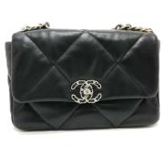 Chanel Vintage Pre-owned Laeder chanel-vskor Black, Dam