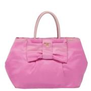 Prada Vintage Pre-owned Tyg prada-vskor Pink, Dam