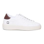 D.a.t.e. Bruna lädersneakers med logodetalj White, Herr