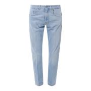 Fendi Bomullsjeans med Sidol FF-tryck Blue, Herr