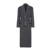 Brunello Cucinelli Elegant Kappor Kollektion Gray, Dam