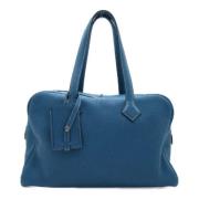 Hermès Vintage Pre-owned Laeder handvskor Blue, Dam