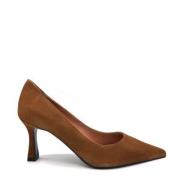 Roberto Festa Mocka Högklackade Pumps Brown, Dam