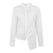 Sacai Poplin Skjorta i Bomull White, Dam