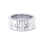 Bvlgari Vintage Pre-owned Vitt guld ringar Gray, Dam