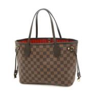 Louis Vuitton Vintage Pre-owned Tyg louis-vuitton-vskor Brown, Dam